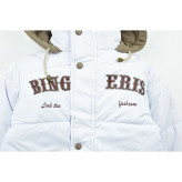 کاپشن سیلیکونی پسرانه BING رنگ سفید