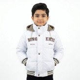کاپشن سیلیکونی پسرانه BING رنگ سفید