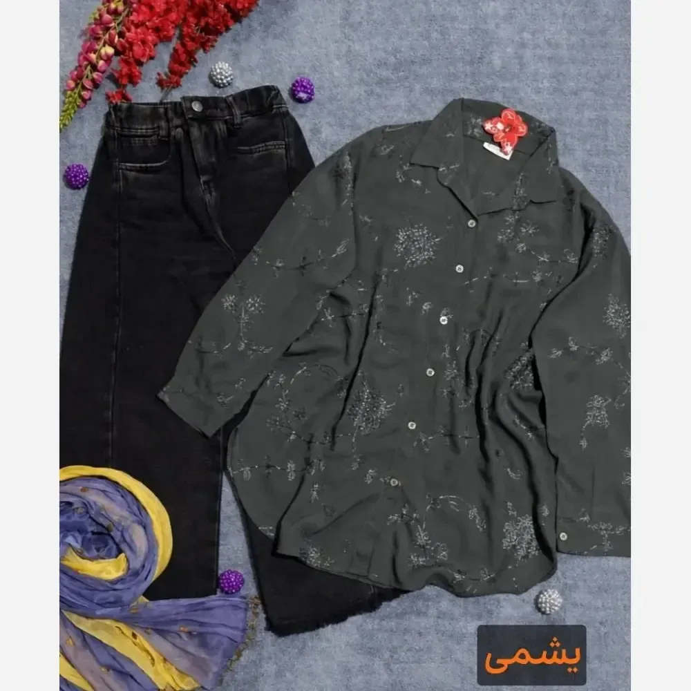 شومیز قواره دار نخ کره ای خامه دوزی ضدحساسیت کیفیت بینظیر ماریا