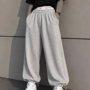 شلوار گت دار دوکاره جاگر CalvinKlein دوکمره سوپر نخ پنبه کلوین قابل استفاده هم بصورت بگ هم اسلش