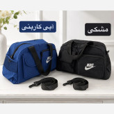 ساک ورزشی اسپرت پارچهای با بند بلند و 5 جیب بیرونی ابعاد 45 در 25 در 20 سانتیمتر