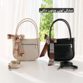 کیف پاسپورتی چرم مصنوعی زنانه مشکی کاربرد رسمی روزمره مهمانی