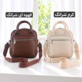 کوله دخترانه چرم مصنوعی 3 کاره روزمره ابعاد 30 در 27 سانتیمتر