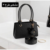کیف پاسپورتی چرم مصنوعی زنانه روزمره مجلسی زیپدار بند بلند