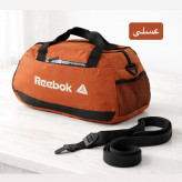 ساک ورزشی پارچه ای ابعاد 45 در 25 در 15 سانتیمتر با بند بلند و زیپ