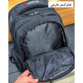 کوله پشتی اسپرت پارچه دیبا خارجی سه خانه لپتاپ دار ضد تعریق