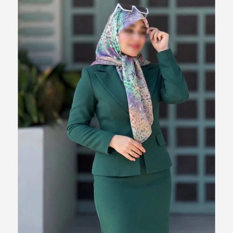 روسری نخی طرح آنجل قواره 110 دخترانه شاد