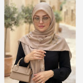 روسری مجلسی نخ کاستوم قواره 140 طرح نبات