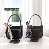 کیف پاسپورتی چرم مصنوعی زنانه مشکی کاربرد رسمی روزمره مهمانی