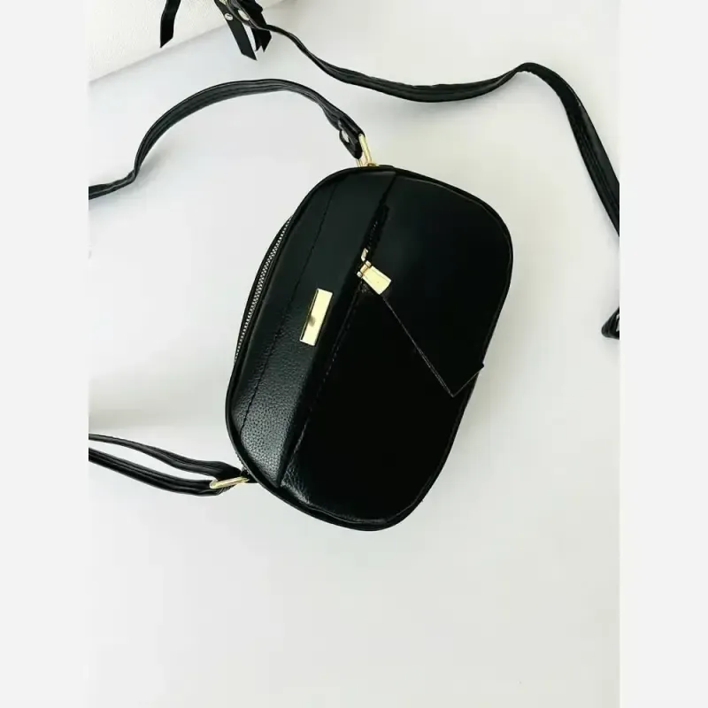 کیف ادویرو پلاس زنانه مشکی جنس شرانگ نرم مناسب روزمره سایز 14-22