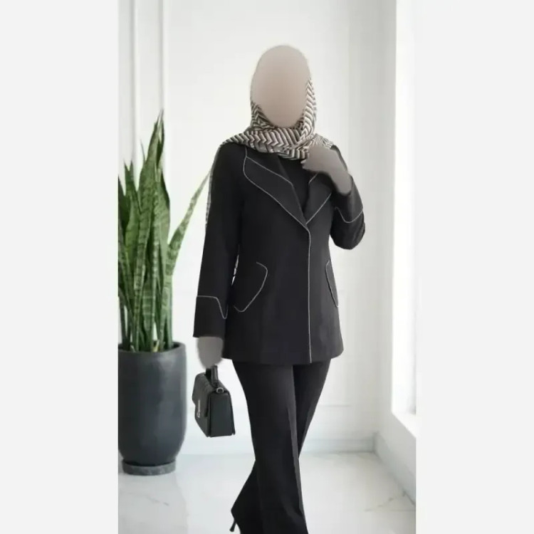 مانتو کتی فری سایز تا 46 قد 75