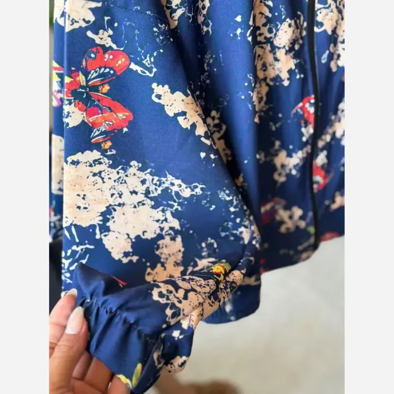 سویشرت بامبر آبرنگی مازراتی درجه یک رنگ سورمهای نارنجی سایز 38 تا 46