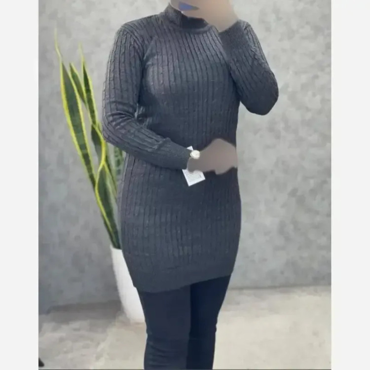 بلوز گپ مارپیچ بافت آکریلیک فری سایز زنانه