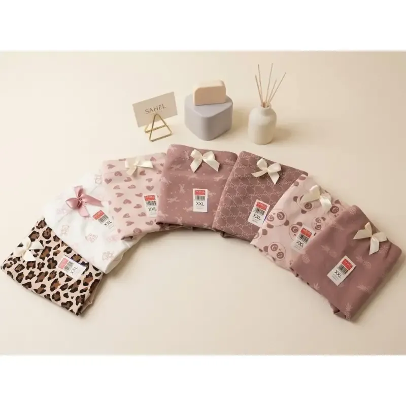 شورت زنانه نخ پنبه درجه یک رنگ قهوه ای و موکا سایز XXL