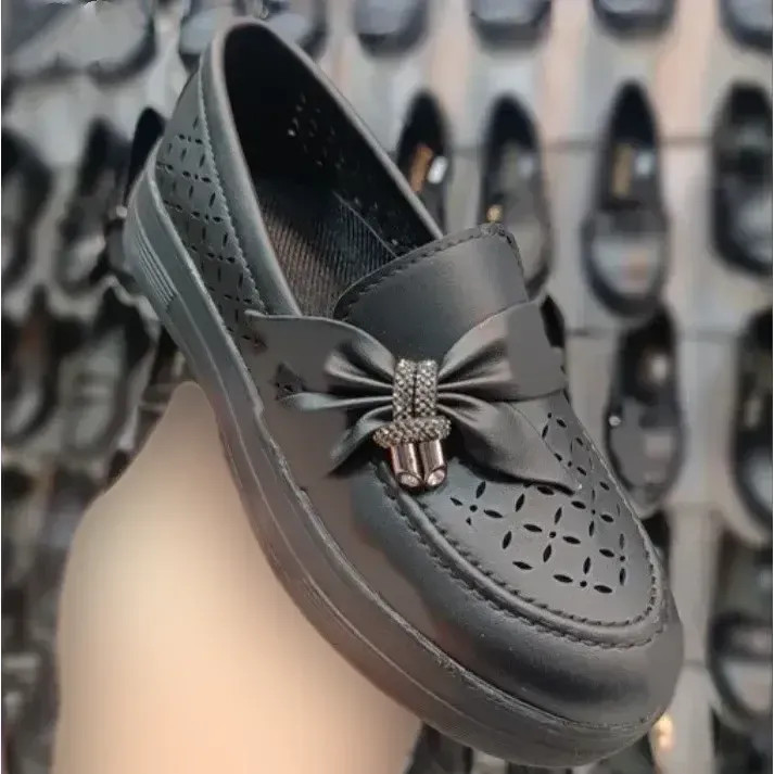 کفش زنانه کالج ونس دخترانه مدل گلبرگ چرم مصنوعی روزمره پیاده روی مهمانی